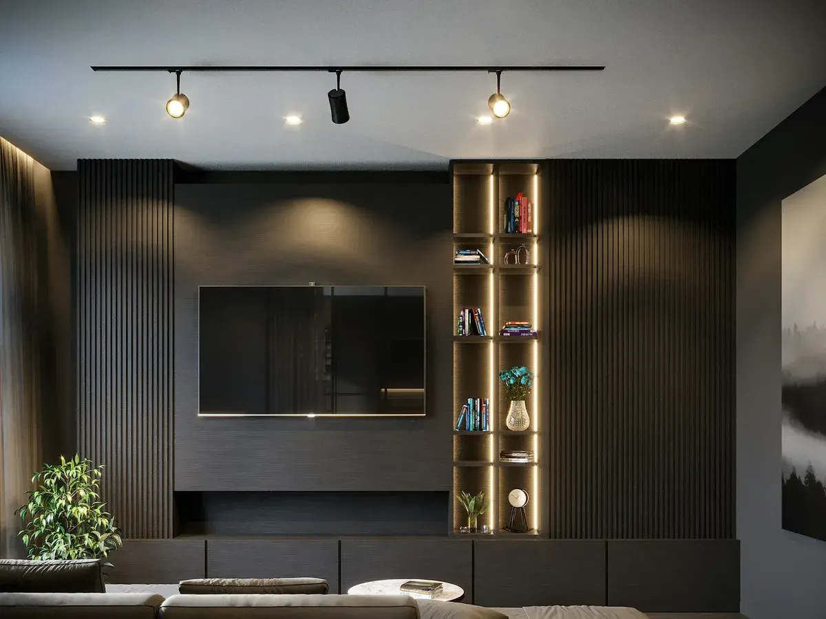 Turnkey apartment interior designed by Nestora Interiors in Narsingi, Hyderabad